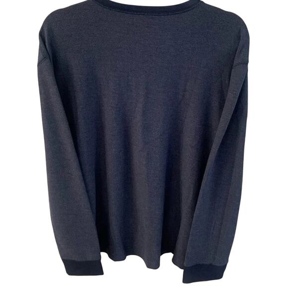 UNTUCKit Henley Textured Long-Sleeve Shirt Size XXL - Picture 5 of 6